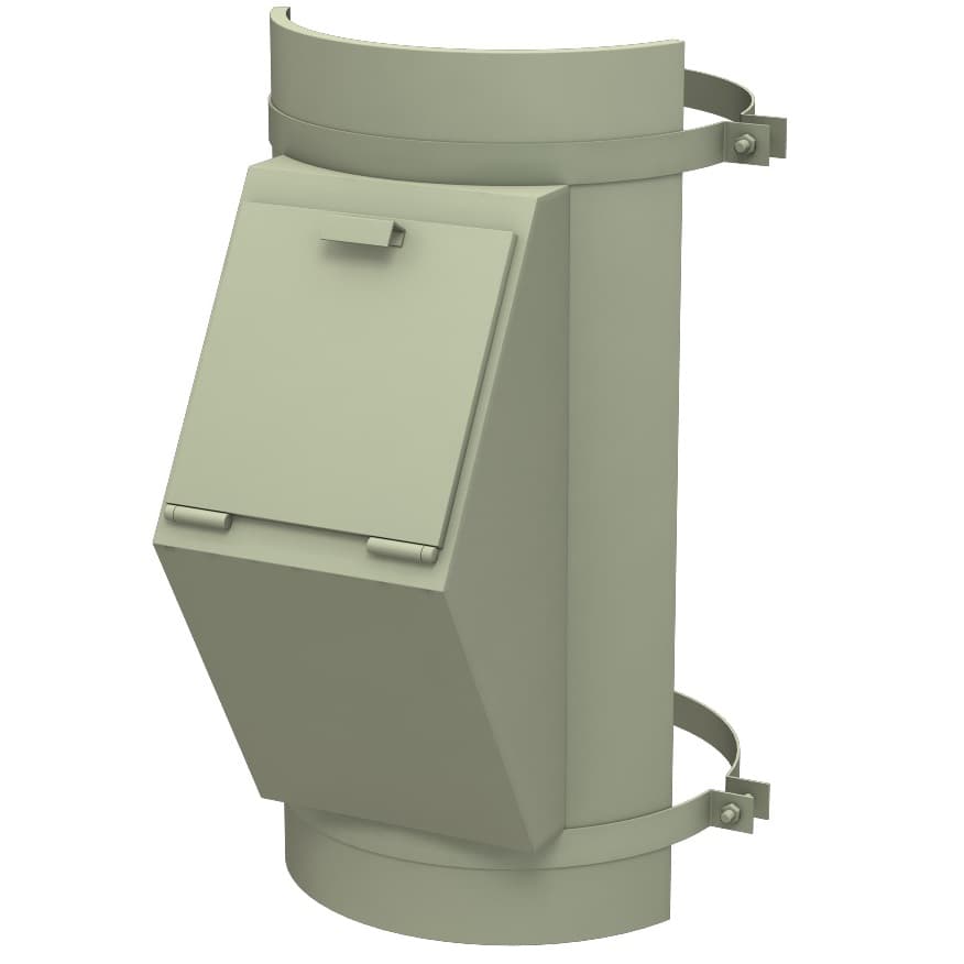 Клапан мусоропровода КМ-450х900-1,5-15